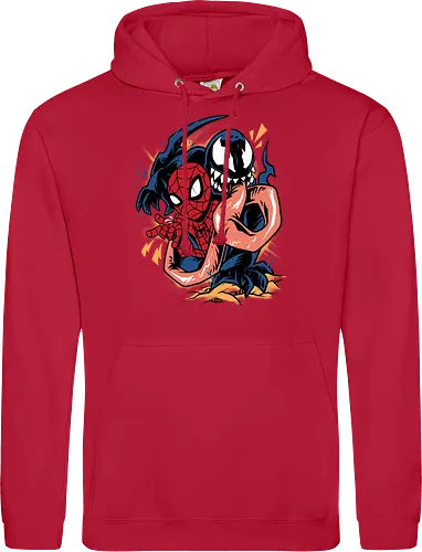 partner in crime - superhero, vigilante, Superhero, Symbiote, carnage, symbiote - Standard Hoodie