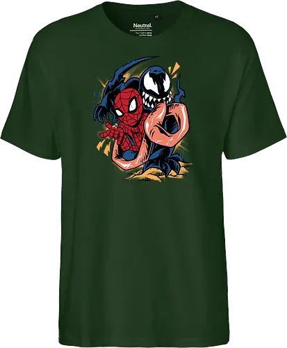 partner in crime - superhero, vigilante, Superhero, Symbiote, carnage, symbiote - Fairtrade T-Shirt