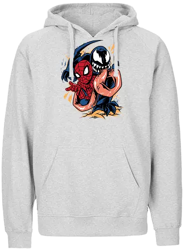 partner in crime - superhero, vigilante, Superhero, Symbiote, carnage, symbiote - Fairtrade Hoodie