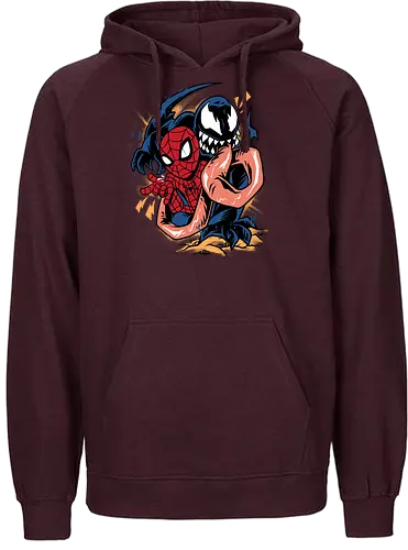 partner in crime - superhero, vigilante, Superhero, Symbiote, carnage, symbiote - Fairtrade Hoodie