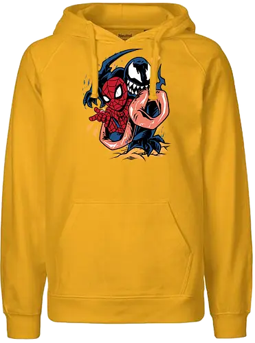 partner in crime - superhero, vigilante, Superhero, Symbiote, carnage, symbiote - Fairtrade Hoodie