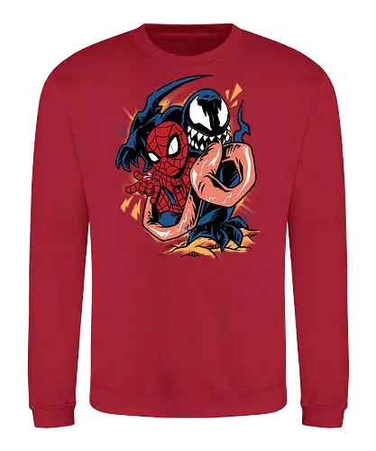 partner in crime - superhero, vigilante, Superhero, Symbiote, carnage, symbiote - Sweatshirt
