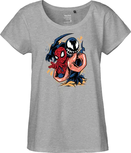 partner in crime - superhero, vigilante, Superhero, Symbiote, carnage, symbiote - Fairtrade Girl Shirt
