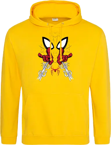 web shooter hero - Superhero, Symbiote, carnage, symbiote, webslinger, superhero, cool, cartoon, spider, sense - Standard Hoodie