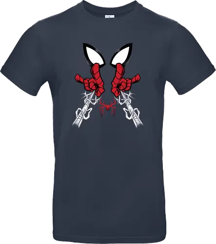 web shooter hero - Superhero, Symbiote, carnage, symbiote, webslinger, superhero, cool, cartoon, spider, sense - Standard T-Shirt