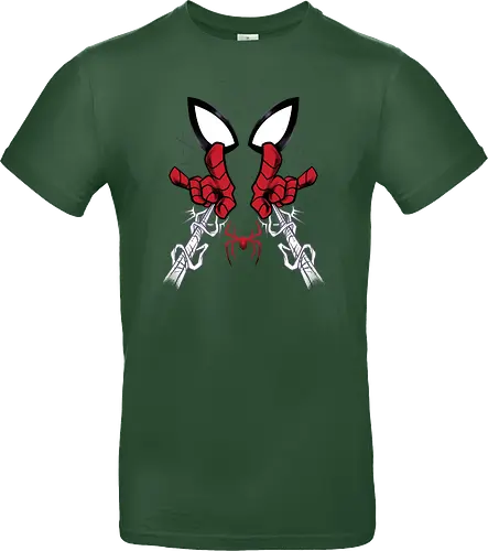web shooter hero - Superhero, Symbiote, carnage, symbiote, webslinger, superhero, cool, cartoon, spider, sense - Standard T-Shirt