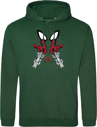 web shooter hero - Superhero, Symbiote, carnage, symbiote, webslinger, superhero, cool, cartoon, spider, sense - Standard Hoodie