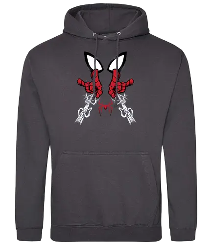 web shooter hero - Superhero, Symbiote, carnage, symbiote, webslinger, superhero, cool, cartoon, spider, sense - Standard Hoodie