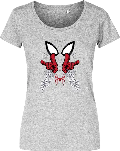 web shooter hero - Superhero, Symbiote, carnage, symbiote, webslinger, superhero, cool, cartoon, spider, sense - Women T-Shirt