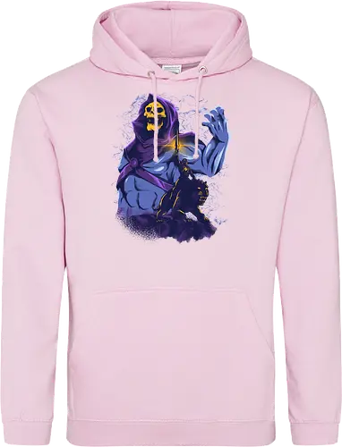 evil golden skull - evil, masterofuniverse, heman, skeletor, cool, sword master, dark magic, kingdom, 80s, vintage, retro - Standard Hoodie