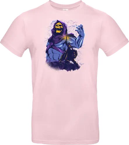 evil golden skull - evil, masterofuniverse, heman, skeletor, cool, sword master, dark magic, kingdom, 80s, vintage, retro - Standard T-Shirt