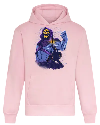 evil golden skull - evil, masterofuniverse, heman, skeletor, cool, sword master, dark magic, kingdom, 80s, vintage, retro - Heavyweight Hoodie