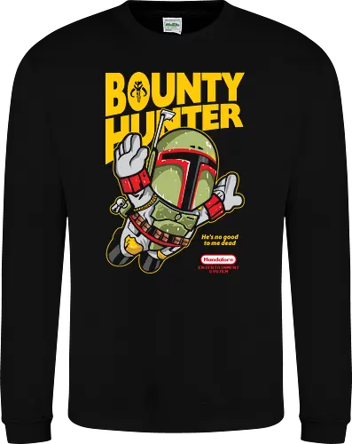 super hunter - Space Opera, Bounty Hunter, movie, mashup, gaming, parody, mario bros - Sweatshirt
