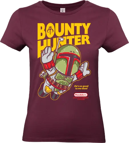 super hunter - Space Opera, Bounty Hunter, movie, mashup, gaming, parody, mario bros - Standard T-Shirt (Women)