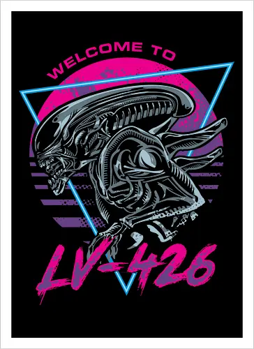 Welcome to LV426 - alien, xenomorph, planet, scifi, movie - Artprint