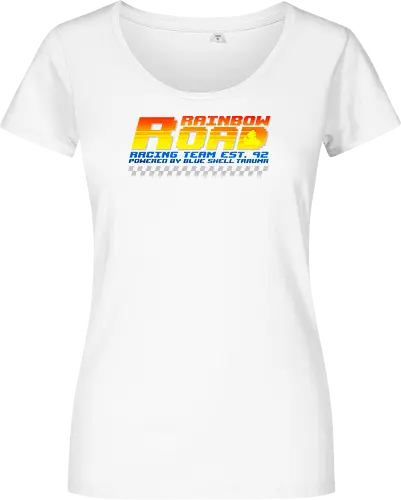 Rainbow Road Racing - Rainbow Road, Mario Kart - Women T-Shirt