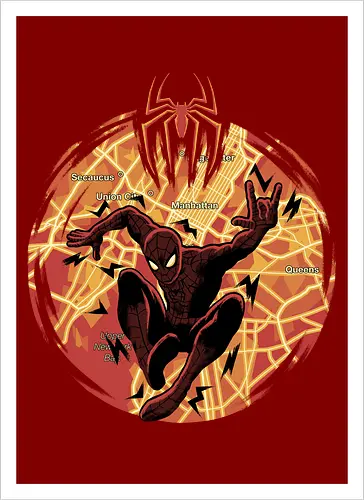 New Day In NYC - Superhero, NYC - Artprint