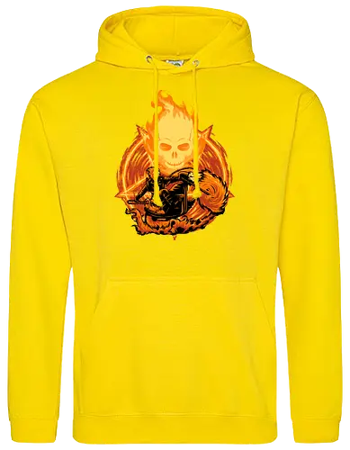 Ride Through The Fire - Ghost Rider, Comic, Fire - Standard Hoodie