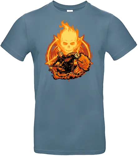 Ride Through The Fire - Ghost Rider, Comic, Fire - Standard T-Shirt