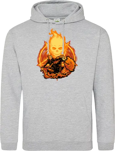 Ride Through The Fire - Ghost Rider, Comic, Fire - Standard Hoodie