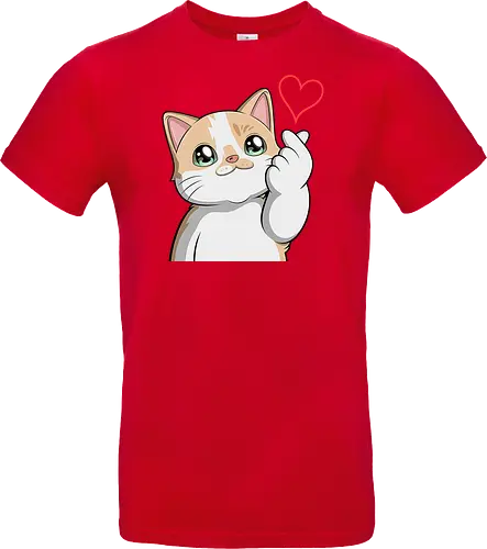 fromMilowwithLove - Smilow, Twitch, Streamer, Katze, Chaos, Liebe, Herz - Standard T-Shirt