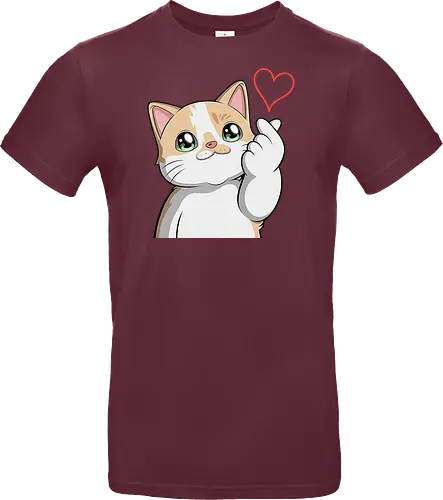 fromMilowwithLove - Smilow, Twitch, Streamer, Katze, Chaos, Liebe, Herz - Standard T-Shirt