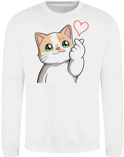 fromMilowwithLove - Smilow, Twitch, Streamer, Katze, Chaos, Liebe, Herz - Sweatshirt