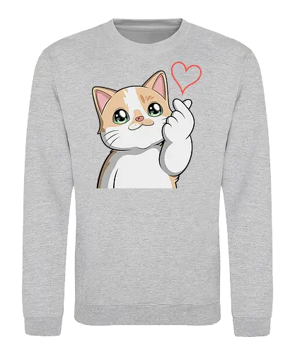 fromMilowwithLove - Smilow, Twitch, Streamer, Katze, Chaos, Liebe, Herz - Sweatshirt