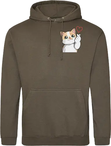 fromMilowwithLove-pocket - Smilow, Twitch, Streamer, Katze, Chaos, Liebe, Herz - Standard Hoodie