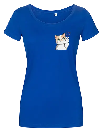 fromMilowwithLove-pocket - Smilow, Twitch, Streamer, Katze, Chaos, Liebe, Herz - Women T-Shirt