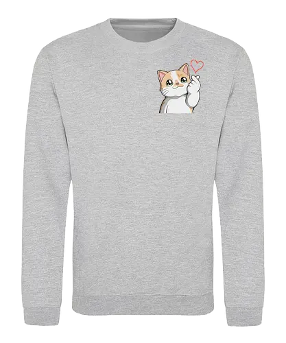 fromMilowwithLove-pocket - Smilow, Twitch, Streamer, Katze, Chaos, Liebe, Herz - Sweatshirt