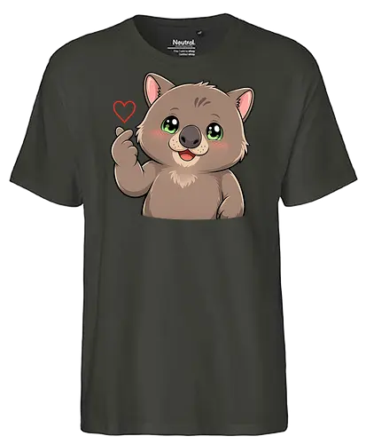 fromWolimswithLove - Smilow, Wolims, Twitch, Streamer, Katze, Chaos, Liebe, Herz - Fairtrade T-Shirt