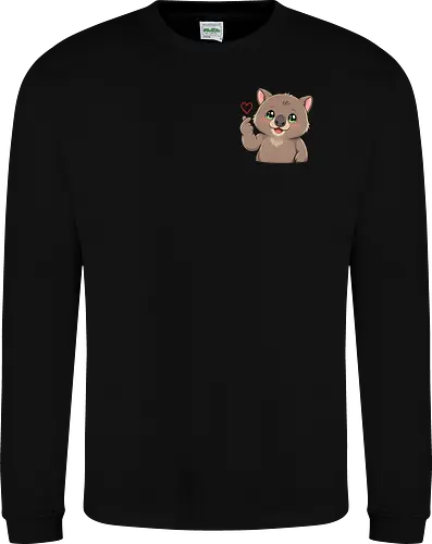 fromWolimswithLove-pocket - Smilow, Wolims, Twitch, Streamer, Katze, Chaos, Liebe, Herz - Sweatshirt