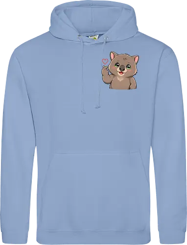 fromWolimswithLove-pocket - Smilow, Wolims, Twitch, Streamer, Katze, Chaos, Liebe, Herz - Standard Hoodie