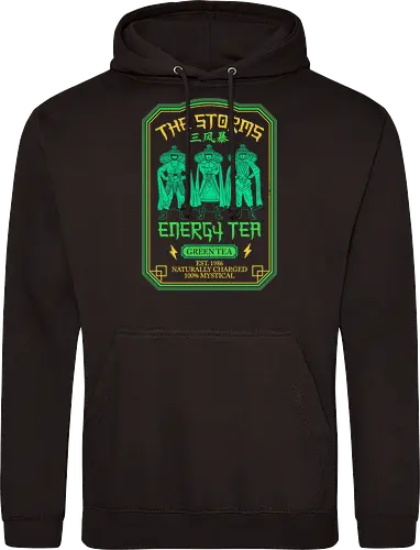 The Storms Energy Tea - big trouble in little china, 80s, 80s movies, cult movies, geek, green tea, jack burton, lo pan, martial arts, matcha, nerd, nostalgia, retro, tea drinker, vintage - Standard Hoodie