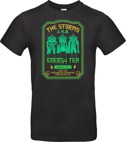 The Storms Energy Tea - big trouble in little china, 80s, 80s movies, cult movies, geek, green tea, jack burton, lo pan, martial arts, matcha, nerd, nostalgia, retro, tea drinker, vintage - Standard T-Shirt