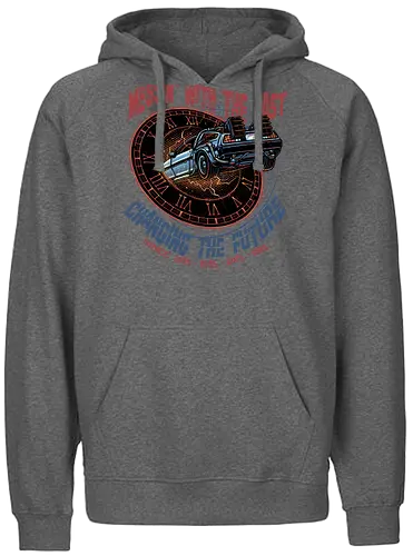 Mess with the past change the future - Movie, film, classic movie, time travel, family, sci-fi, comedy, future - Fairtrade Hoodie