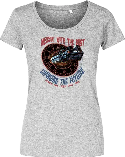 Mess with the past change the future - Movie, film, classic movie, time travel, family, sci-fi, comedy, future - Women T-Shirt