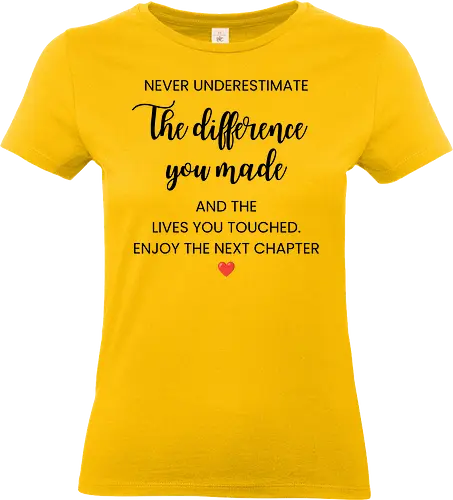 retirement quote appreciation  - Ruhestand, Ruhestandszitat, Abschied, Abschiedsgeschenk, Dankbarkeit, Wertschätzung, Anerkennung, inspirierendes Zitat, Motivationsspruch, Ruhestand Feier, neuer Lebensabschnitt, Abschied Kollege, Mitarbeiter Anerkennung, Danke Spruch, Lebensweisheit, positive Botschaft, Inspiration, Motivation, Erinnerung, Herzensbotschaft, Zitat Deutsch, minimalistisches Design, Abschiedsgruß, Ruhestand Geschenkidee, Dankeschön Spruch - Standard T-Shirt (Women)