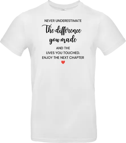 retirement quote appreciation  - Ruhestand, Ruhestandszitat, Abschied, Abschiedsgeschenk, Dankbarkeit, Wertschätzung, Anerkennung, inspirierendes Zitat, Motivationsspruch, Ruhestand Feier, neuer Lebensabschnitt, Abschied Kollege, Mitarbeiter Anerkennung, Danke Spruch, Lebensweisheit, positive Botschaft, Inspiration, Motivation, Erinnerung, Herzensbotschaft, Zitat Deutsch, minimalistisches Design, Abschiedsgruß, Ruhestand Geschenkidee, Dankeschön Spruch - Standard T-Shirt