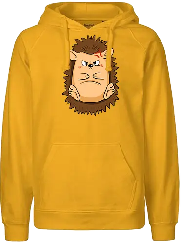 Grumpy Igel - Grumpy, Igel, Comic, Hedgehog - Fairtrade Hoodie