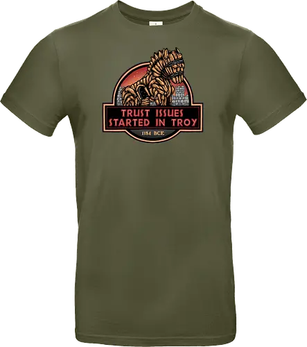 Trust Issues Started In Troy - Movie, film, myth, adventure, poem, action, fantasy, mythic, trust, funny - Standard T-Shirt