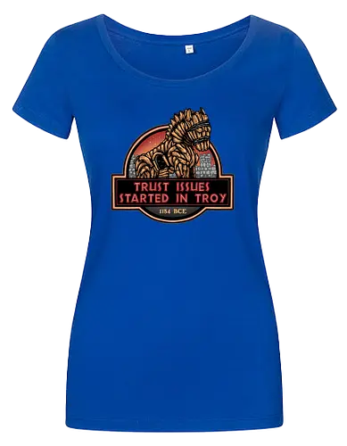 Trust Issues Started In Troy - Movie, film, myth, adventure, poem, action, fantasy, mythic, trust, funny - Women T-Shirt