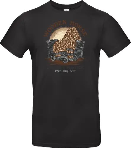 Wooden Horse Courier Service - Movie, film, myth, adventure, poem, action, fantasy, mythic, horse - Standard T-Shirt