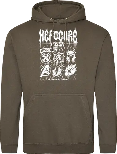 herocore fest  - herocore, avengers, thunderbolt, Magnet, Superhero, galactic, villain, guardian - Standard Hoodie