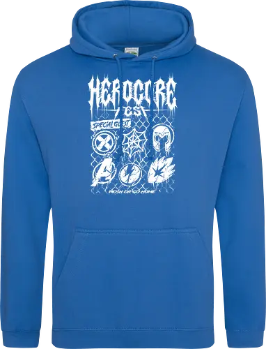 herocore fest  - herocore, avengers, thunderbolt, Magnet, Superhero, galactic, villain, guardian - Standard Hoodie