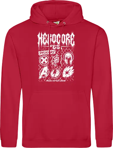 herocore fest  - herocore, avengers, thunderbolt, Magnet, Superhero, galactic, villain, guardian - Standard Hoodie