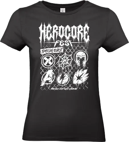 herocore fest  - herocore, avengers, thunderbolt, Magnet, Superhero, galactic, villain, guardian - Standard T-Shirt (Women)