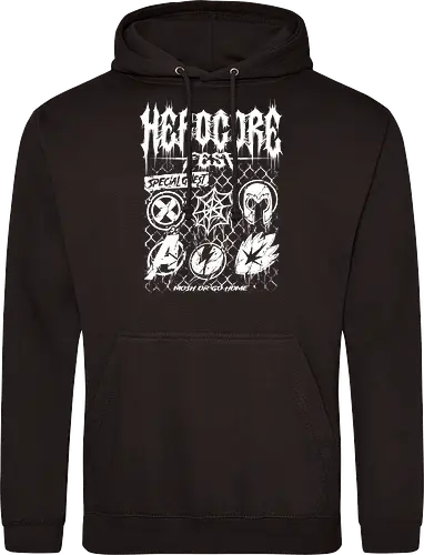 herocore fest  - herocore, avengers, thunderbolt, Magnet, Superhero, galactic, villain, guardian - Standard Hoodie