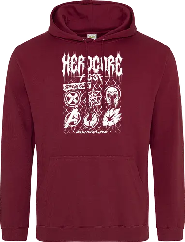 herocore fest  - herocore, avengers, thunderbolt, Magnet, Superhero, galactic, villain, guardian - Standard Hoodie